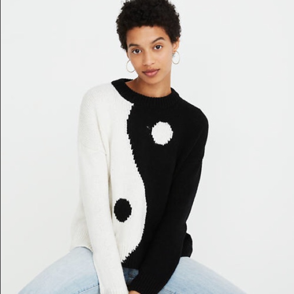 Madewell Yin-Yang Pullover Sweater Size M